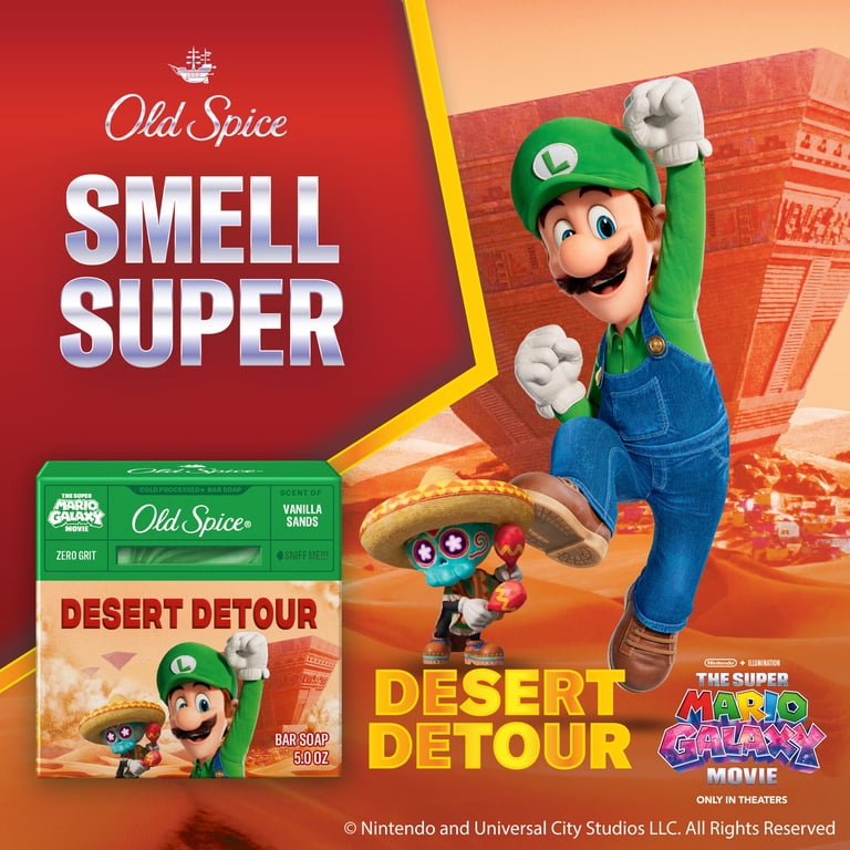 Old Spice Bar Soap for Men, Cold Pressed, Super Mario Galaxy