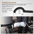thumbnail image 3 of Llave de plástico Vsttar para herramienta de piscina compatible con Hayward Turbo Cell, 3 of 7