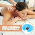 thumbnail image 5 of Massage Headrest for Bed, Silicone Face Down Pillow for Massage Table, Reusable Massage Pillow Face Down, Washable Face Pillow for Massage Bed, Face Cradle Soft Comfort Beauty Cushion for SPA, Blue, 5 of 6