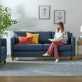 thumbnail image 6 of Mayview Barrett 85" Upholstered Wood Base Sofa, Navy, 6 of 8