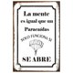 thumbnail image 1 of Placa Cartel de madera vitrificada con laminado UV de 30 x 20 cm, 1 of 1