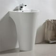 thumbnail image 2 of Fresca Parma 24" White Pedestal Sink, 2 of 5
