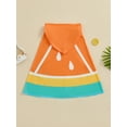 thumbnail image 4 of DDSBABAY 12M-5T  Kids Hooded Beach Towel Absorbent Cute Floral Pool Towels Wrap Quick Dry Bathrobe for Toddler Girls Boys Bath Shower, 4 of 9