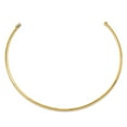 thumbnail image 2 of 14K Yellow Gold Omega Chain Necklace 4 mm Lightweight Domed 16 inch, 2 of 4