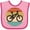 Pink and Fuchsia, variant on Inktastic Bicycle Vintage Cyclist Sunset Boys or Girls Baby Bib