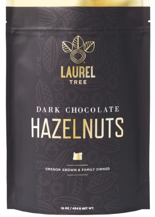 Laurel Tree Dark Chocolate Hazelnuts, Oregon Grown, 16 oz