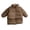 Brown, variant on AJZIOJIRO Kids Baby Toddler Boys Girls down Puffer Jacket，Autumn Winter Warm down Coat +Thick Warm Vest Outwear Two Piece Set Toddler Medium Length Cotton Snowsuit Jacket for 1-6Y