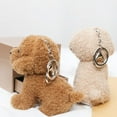 thumbnail image 2 of Llavero de peluche resistente al desgaste con forma de perro de peluche, colgante decorativo para bolso, suministro de llaves, 2 of 5