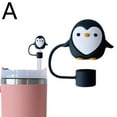 thumbnail image 6 of QHUDLV Silicone Penguin Straw Cover for Cup, Suitable for 8-10 mm diameter Straw Cover,Valentines Day Straw Covers , Birthday Gifts Penguin Straw Cover for 40 Penguin Straw Toppers, 6 of 9