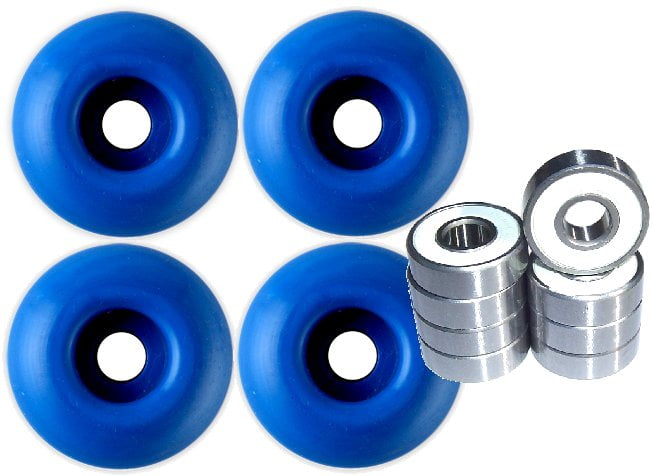 SSCYHT 52x32mm Skateboard Wheels 95A PU Replacement Wheels with ABEC-9 Bearings Longboard Action Wheels Pack of 4 