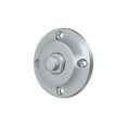 thumbnail image 3 of Deltana BBR213U26D Bell Button, Round Contemporary in Brushed Chrome, 3 of 3