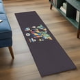 thumbnail image 3 of Travel Adventure 2'x6' Runner Rugs for Hallway Kitchen Bedside Non Slip Washable, Abstract Art Maps Suitcase Hot Balloons Entryway Rug Runners with Rubber Backing, Long Carpet Runner for Laundry Room, 3 of 8