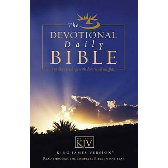 Pre-Owned Devotional Daily Bible: Read Through the Complete Bible in One Year (Paperback) 0718013379 9780718013370