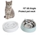 thumbnail image 4 of Cuenco Elevado Para Gatos, Inclinado 15, De Plástico Antideslizante, Comedero Más Lento, Cuencos Dobles Para Gatos Y Cachorros, Diseño De Máxima Comodidad, Fácil De Limpiar,, 4 of 7