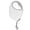 White, variant on Retractable Dog Leash Automatic Extension Leash with Anti-Slip Handle, Heavy Duty Pet Leash for Small & Medium Dogs (Pink, 14 inches / 35.5 cm)