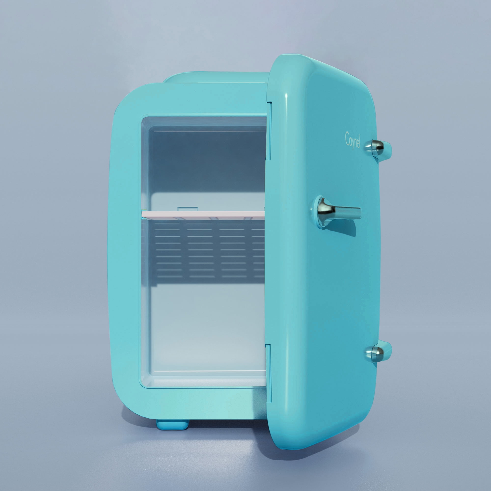 CAYNEL Mini Fridge Portable Thermoelectric 4 Liter Cooler and Warmer, Teal