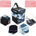 thumbnail image 2 of Peace Dove Foldable Car Trash Can with Lid, Leak-proof and Hanging Storage Bag - Car Trash Bin for Convenient Use, 2 of 6