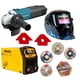 thumbnail image 1 of Soldadora Inverter Esmeril Angular Careta Escuadras Discos azul, 1 of 9