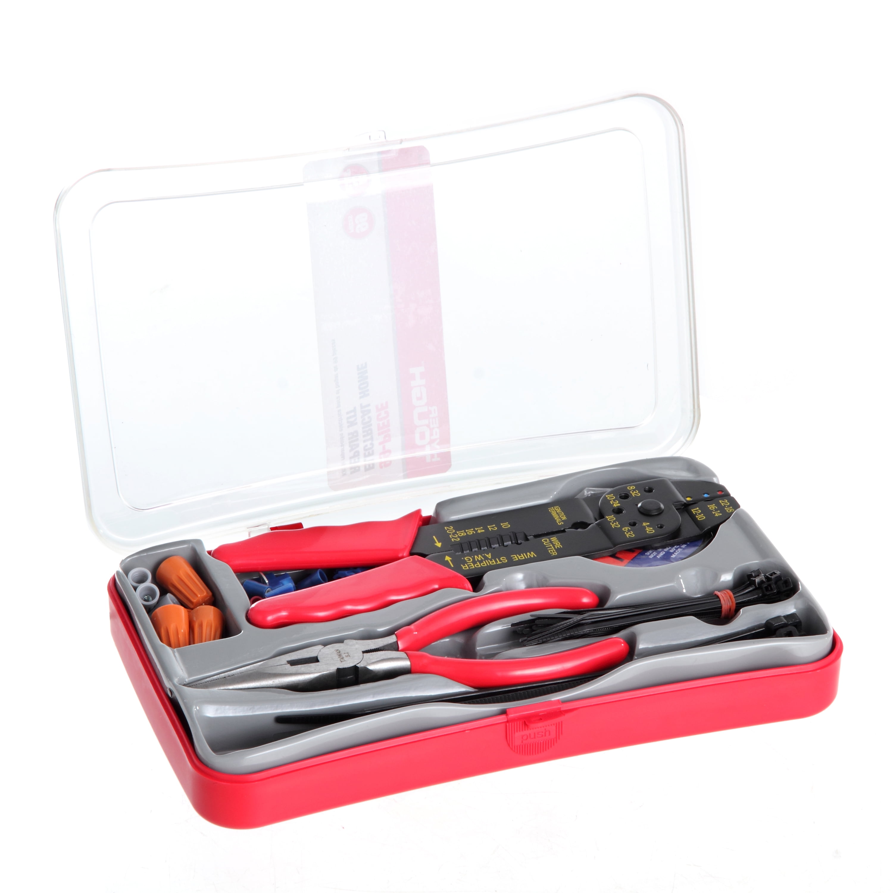 Hyper Tough 99-Pieces Electrical Repair Tool Set with Storage Case TD2163TA, Condition New