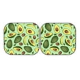 thumbnail image 7 of Disketp 2 Piece Avocado With Seeds Pattern Windshield Sunshades,Folding Windshield Sun Shade For Car Suv Trucks Sedan,Blocks Uv Rays Sun Visor Protector-Small, 7 of 7