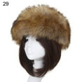 thumbnail image 2 of OPOLSKI Women Hat Solid Color Faux Fur Headwear Brimless Empty Top Hat for Skiing, 2 of 8