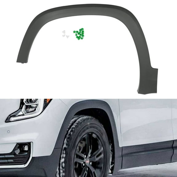 Black Fender Flares For GMC Terrain Front Driver Side, Fender Flare, Left Fender Flare Elaborate Design