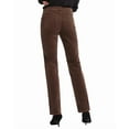 thumbnail image 2 of NYDJ womens  Petite Marilyn Coffee Bean Straight Leg Jean, 2P, Brown, 2 of 3
