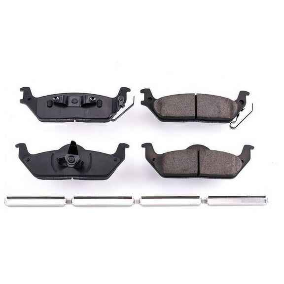 PowerStop 17-1012 Disc Brake Pad Set Ford, Lincoln Disc Brake Pad Set - Rear