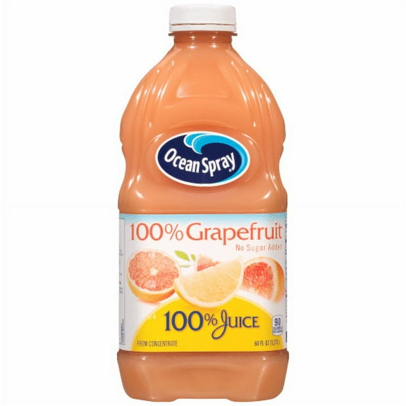 2X - Ocean Spray No Sugar Added 100% Grapefruit Juice