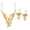 3-Gold, variant on Unique Handcrafted Floral Necklace With Small Glass Vase Charm Adjustable Chain Fashion Jewelry For Women