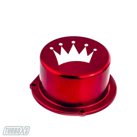 Turbo XS txs-W15-VPC-RED Billet Aluminum Vacuum Pump Cover for 2015-2016 Subaru WRX - Red