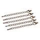 thumbnail image 1 of Minnieouse Cadena de eslabones de cola de con broche Fabricación de joyas de moda Hallazgos Pulseras Collar Cadenas de extensión Extensor Ropa, zapatos y accesorios Miscelánea Cobre Minnieouse AP016388-07, 1 of 6