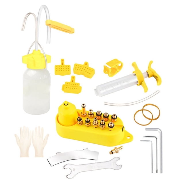 Kit Herramientas para Drenar el Aceite Freno Bicicleta, Herramienta Reparación Frenos Disco Hidráulicos, Juego Universal para Cambio Aceite Freno Bicicleta Montaña