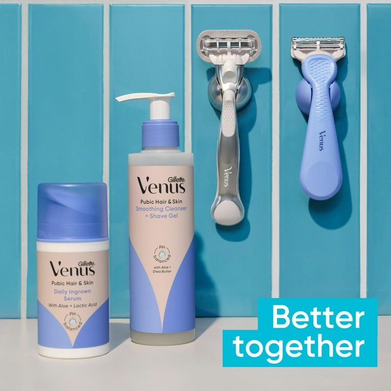 Venus for Pubic Hair & Skin Duo Pack, Body Razor and Intimate