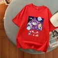 thumbnail image 2 of Sanrio Kuromi Multicolor Graphic T Shirts Girl Kawaii Clothes Y2k Top Aesthetic Harajuku Summer Oversized T Shirt Women Clothes, 2 of 22
