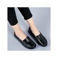 thumbnail image 5 of Gomelly Black Flats Shoes Women Slip On Loafers Casual Dress Shoes Wide Width Non Slip Black US 7, 5 of 8