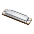 thumbnail image 1 of Armónica Suzuki 1072-C de 10 agujeros en tono Do, ideal para blues con 20 tonos - Fabricada en resina y acero inoxidable, excelente calidad de sonido. Incluye estuche y manual. ¡Perfecta para, 1 of 6