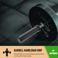 thumbnail image 4 of Miangastore Dumbbell Handles Barbell Handlebar Grip Black 1Pack Prevent Slippage, 4 of 9