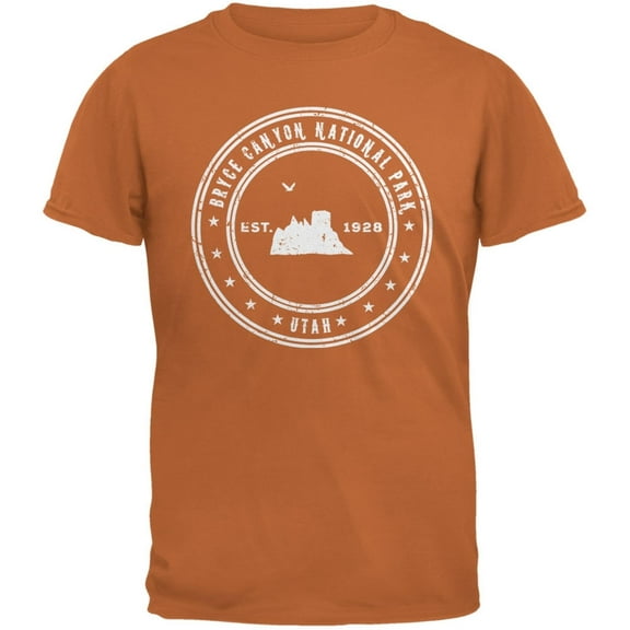 Bryce Canyon National Park Texas Orange Adult T-Shirt
