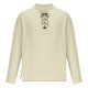 thumbnail image 4 of pstuiky camisas de manga larga para hombre, Camisa de estilo hippie para hombre, de manga corta, estilo playero, informal, con cuello alto y solapa de manga larga. Tops casuales para hombres m, 4 of 6