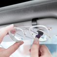 thumbnail image 3 of Car Sun Visor Leather Sunglasses Case Glasses Storage Box Mount Holder ABS, 3 of 5