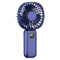 Needhep Fans With 4 Speeds,Portable Travel Fan, Large Fans For Home, , Small Desk Fan Plug In Wall, Small Wall Mounted Fan (Blue)