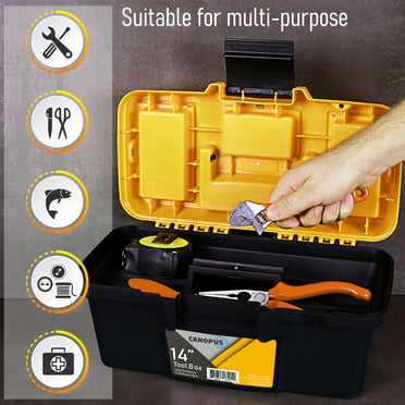 Torin ATRJH-3430T 17-Inch 3-Layer multi-function Toolbox with Tray 