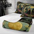 thumbnail image 4 of Erosebridal Witch Circle Bed Spread Queen 3pcs,Witchy Garden Queen Coverlet Set,Green,1 Quilt and 2 Pillowcases, 4 of 7