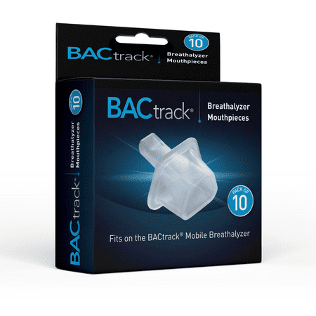 BACtrack Mobile Smartphone Breathalyzer Mouthpieces (10 Count) | Not Compatible with BACtrack C6 and C8 Breathalyzers