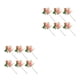 thumbnail image 1 of Rama decorativa de flores artificiales Bearachild 6 piezas, 1 of 6