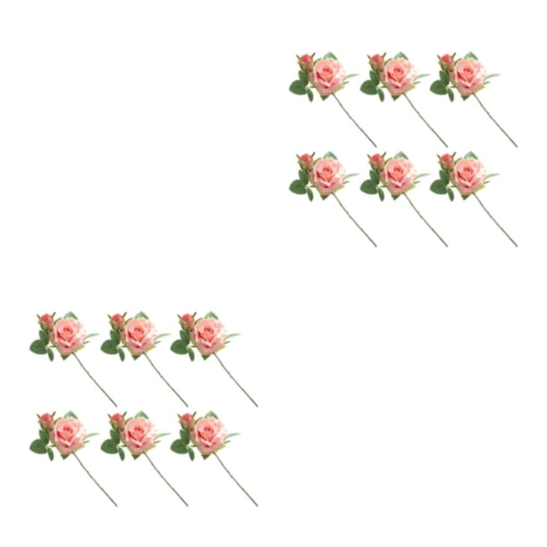 Rama decorativa de flores artificiales Bearachild 6 piezas