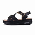 thumbnail image 3 of Pennysue Women Air Cushioned Walking Sandals Comfortable Ankle Strap Support Casual Daily Dress Sandals Platform Shoes, 3 of 7