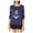 Blue - navy, variant on P.J. Salvage Womens Anchor Pajama Sweater, Black, Small