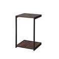 thumbnail image 4 of Pemberly Row Contemporary Solid Sheesham Wood C Table in Brown (Set of 2), 4 of 6